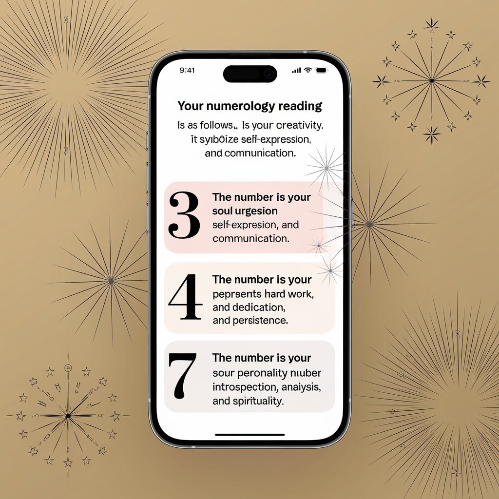 Mobile Numerology Analysis for Success and Prosperity