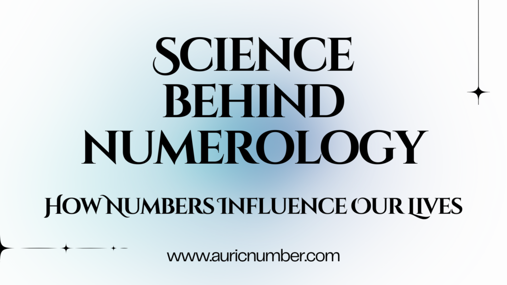 Numerology chart showing numbers and their meanings.