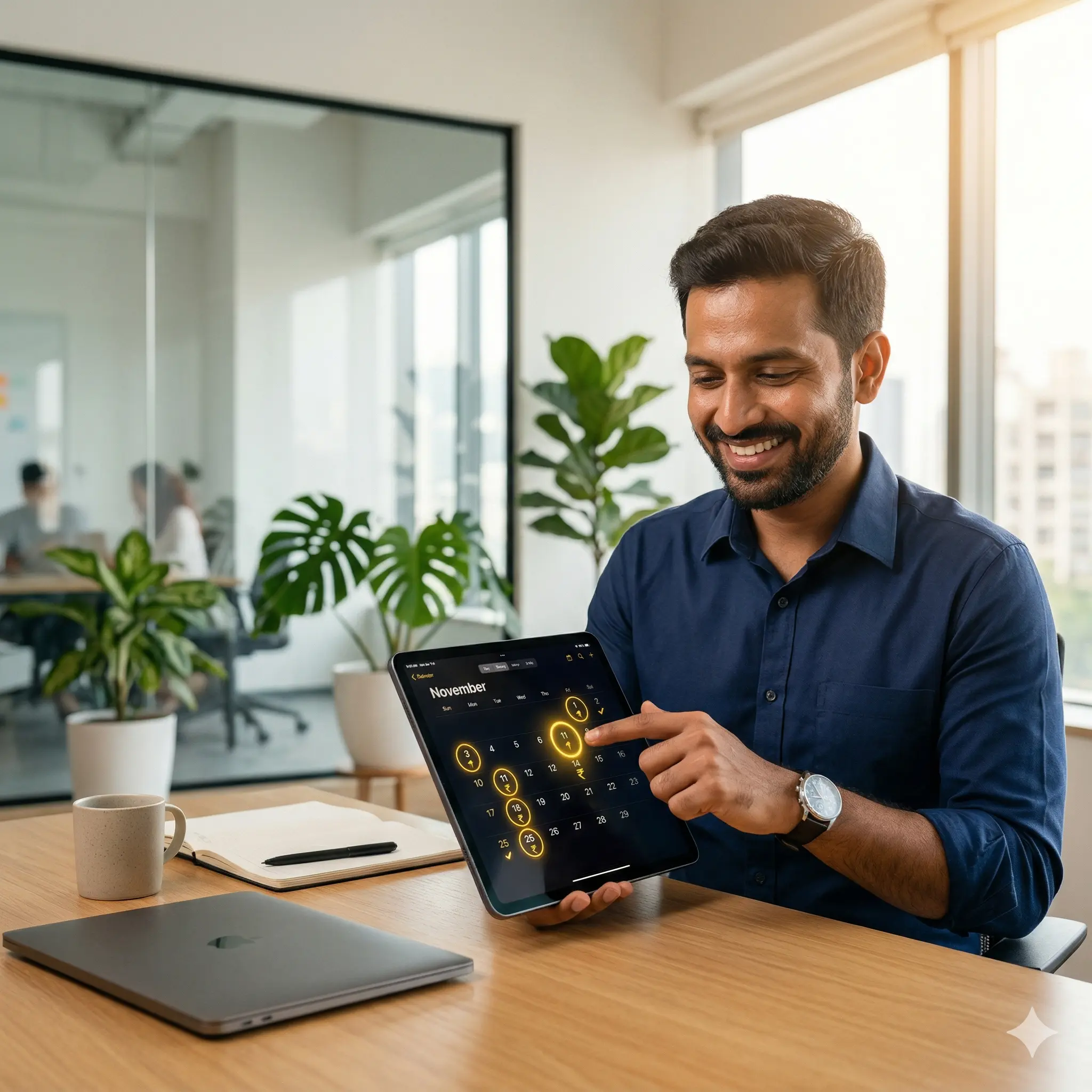 Lucky dates highlighted on calendar showing best days for success money and important decisions