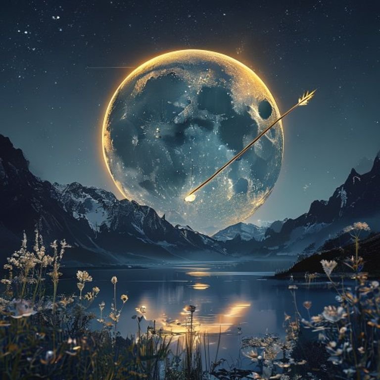 Full Flower Moon in Sagittarius May 2024