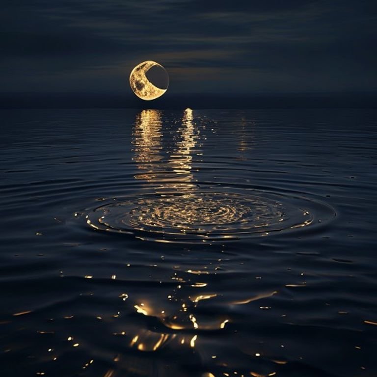 8th House Moon Secrets symbolic dark moon in water