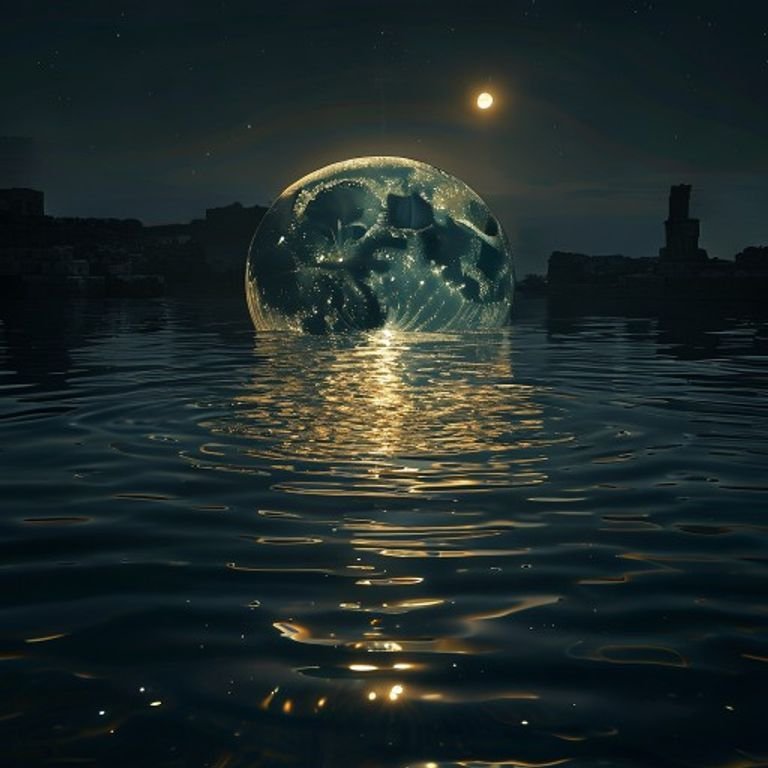 Moon in 8th house trauma representing subconscious depth.