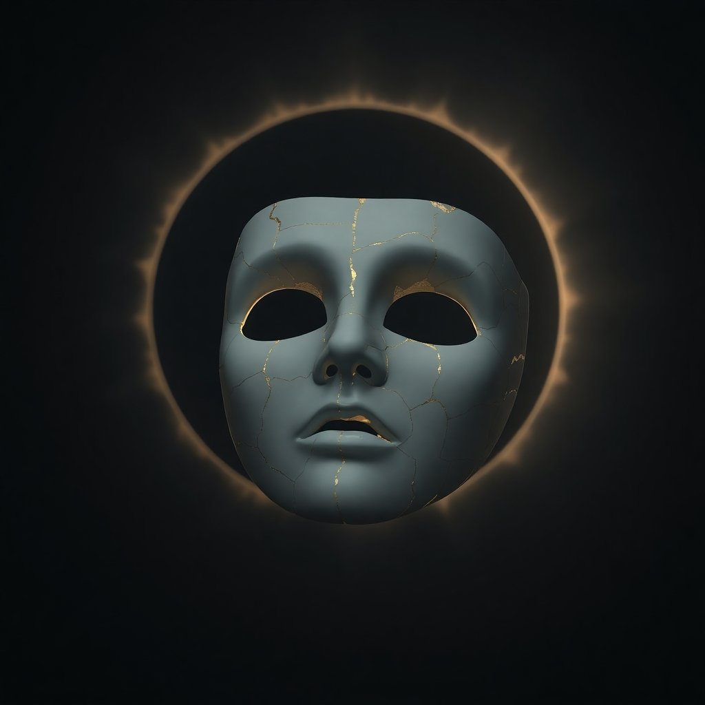 Rahu in the 1st House cosmic mask imagery