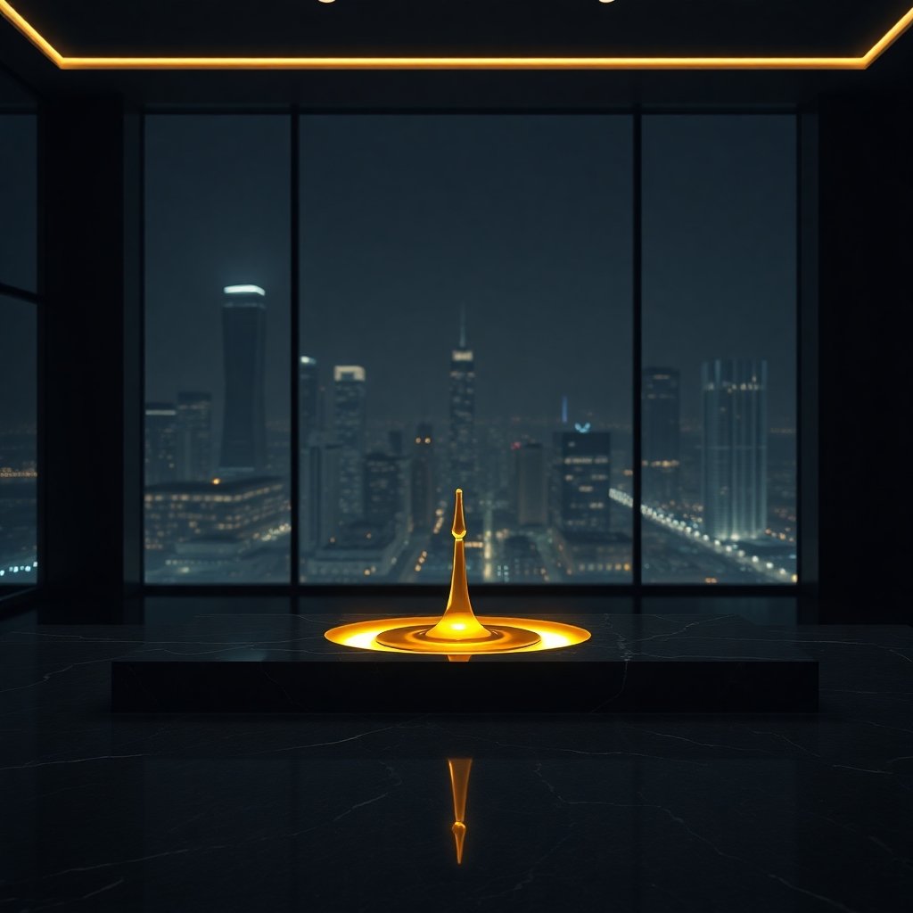 A glowing gold infinity symbol representing Life Path 8 Financial Blocks.