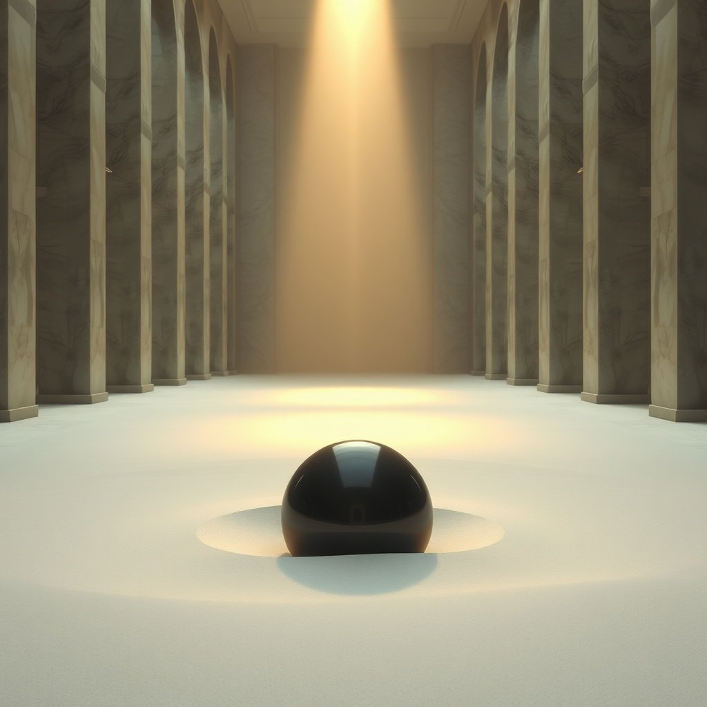 Saturn in the 12th house minimalist luxury concept
