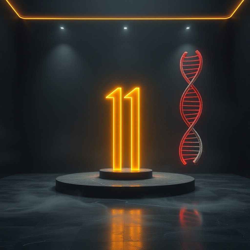 A visual representation of the Master Number 11 Trauma Loop.