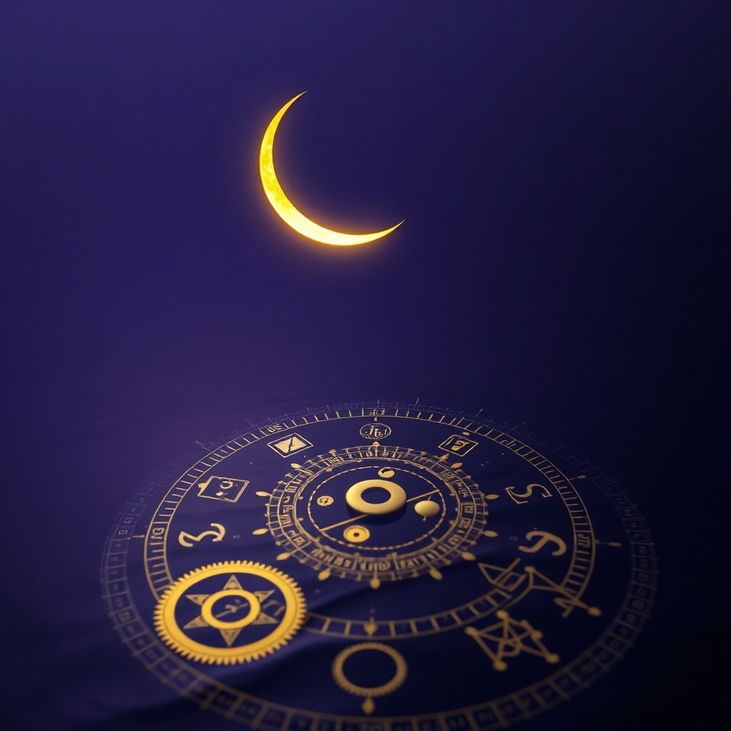 8th House Moon Truth reflecting in dark water